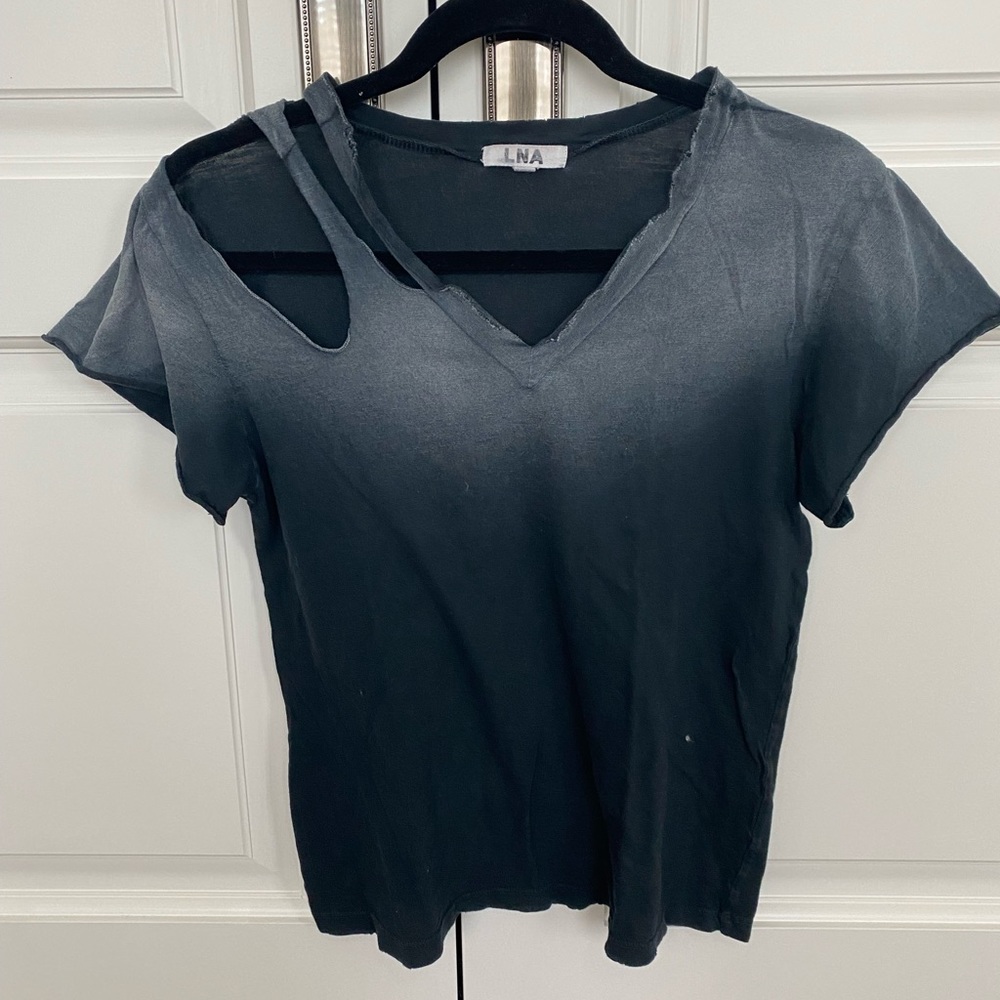 LNA ombré cotton t-shirt size extra small